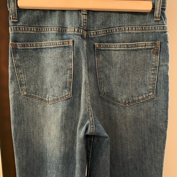 Madewell Slim Wide Leg Pant Crop Garret Wash - Picture 6 of 8